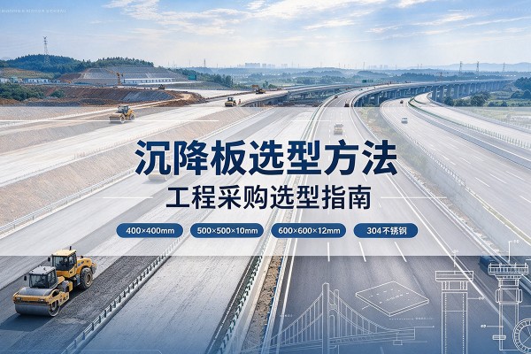 金牛沉降板选择方法