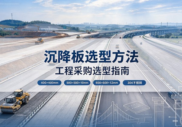 金牛沉降板选择方法