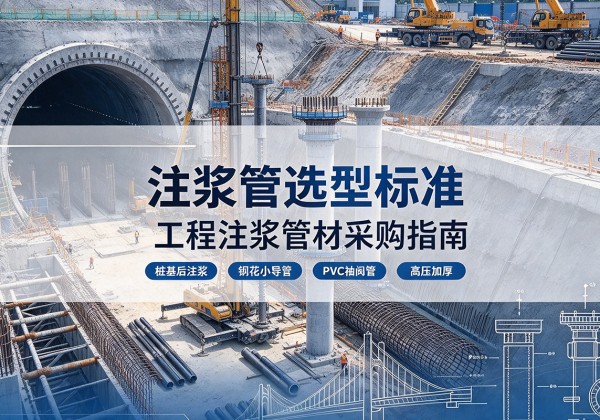 金牛注浆管选型标准